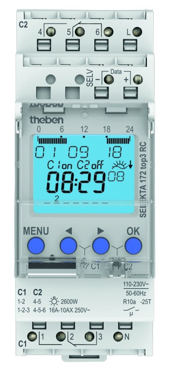 Seifel - Horloge Astronomique 2 canaux SEL172 TOP 3 RC