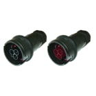 Seifel - Connecteur prise mâle/femelle 2 entrées linéaires 3 pôles - câble 5 à 14mm²