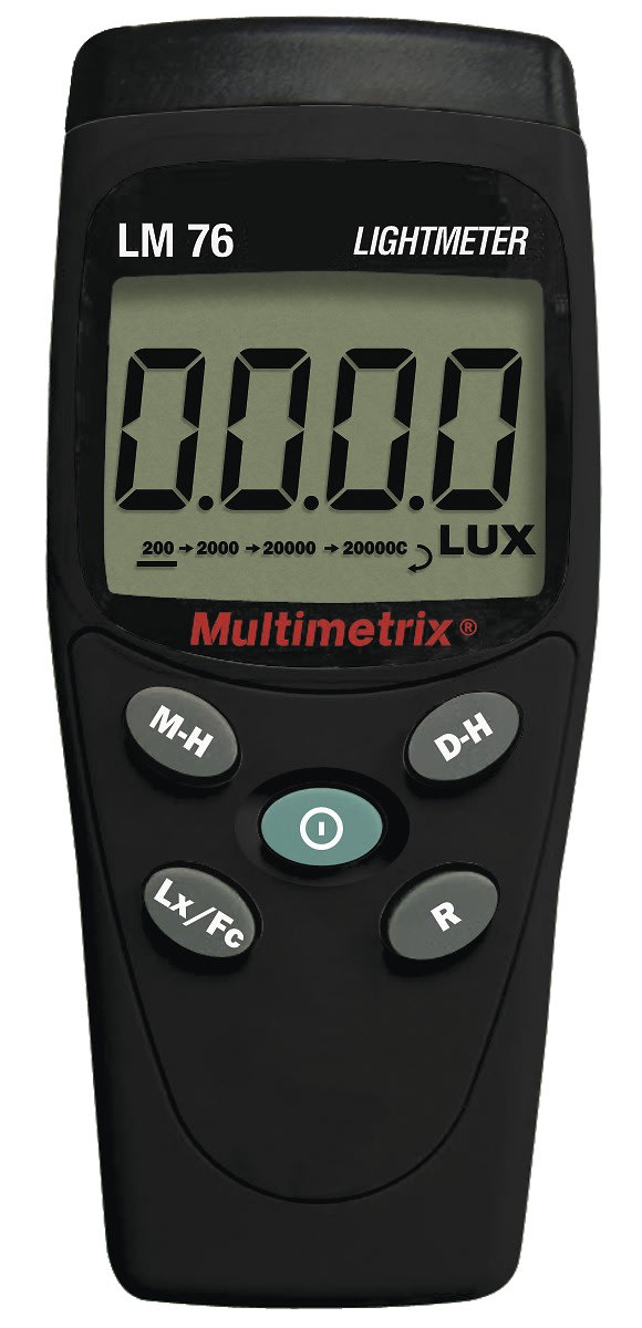 Multimetrix - LM76 Luxmètre numérique portable à sonde déportable
