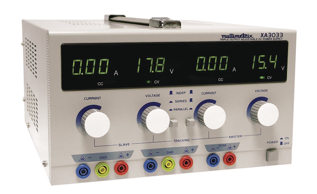Multimetrix - Alim stabilisée XA3033 2x30V-3A (ajust) 5V-3A