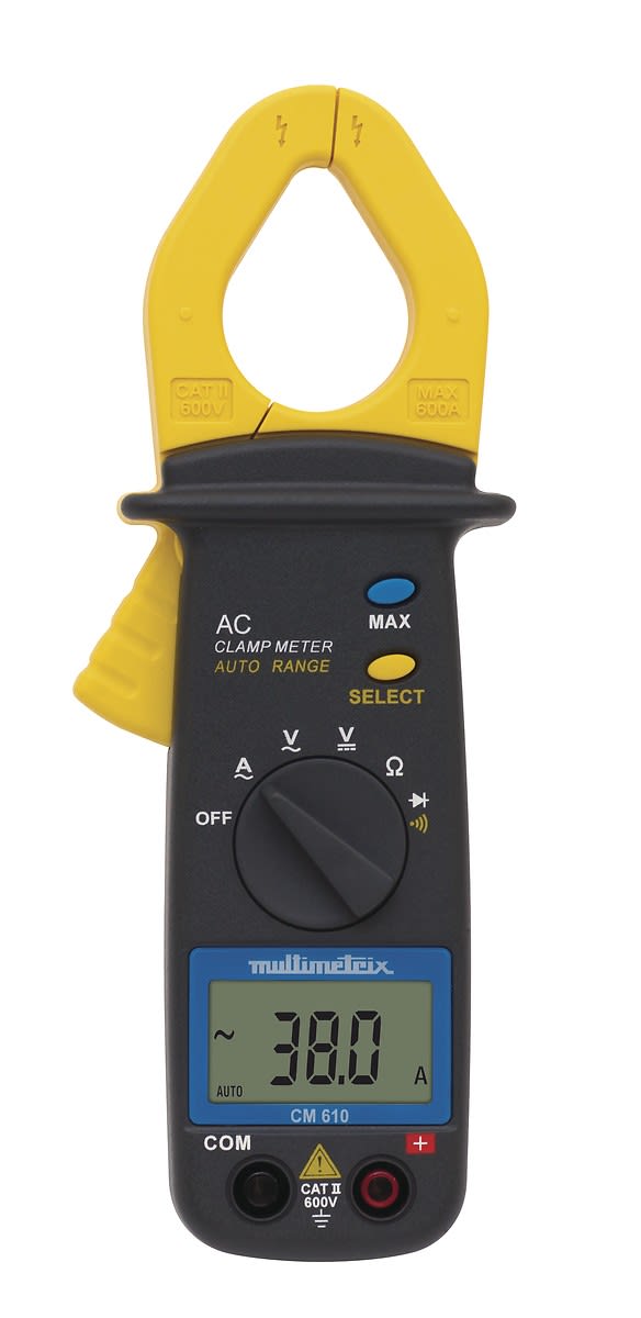 Multimetrix - CM 610 Pince multimètre numérique 600 A TRMS
