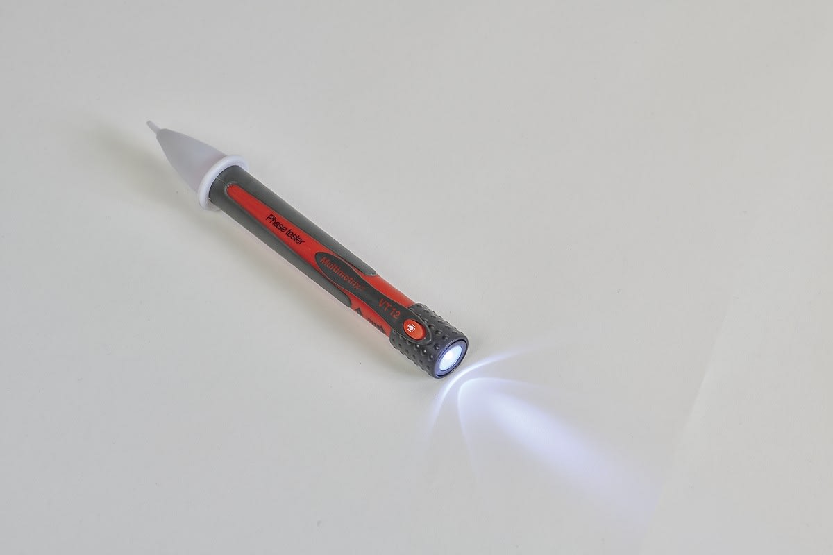 Multimetrix - VT12 Détecteur de présence tension (phase) avec fonction torche