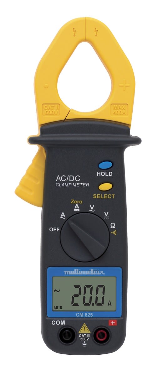 Multimetrix - CM 625 Pince multimètre 400 A AC/DC 300V CAT III