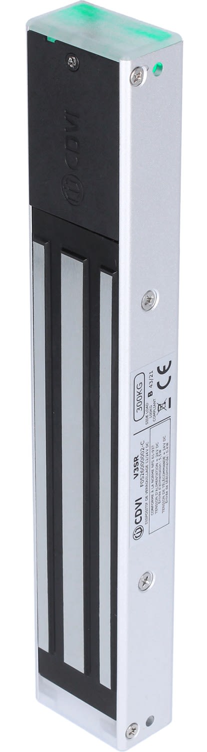 Cdvi - Ventouse 300kg applique - Signal NONF - Led et Relais - 12/24V DC - NFS 61-937