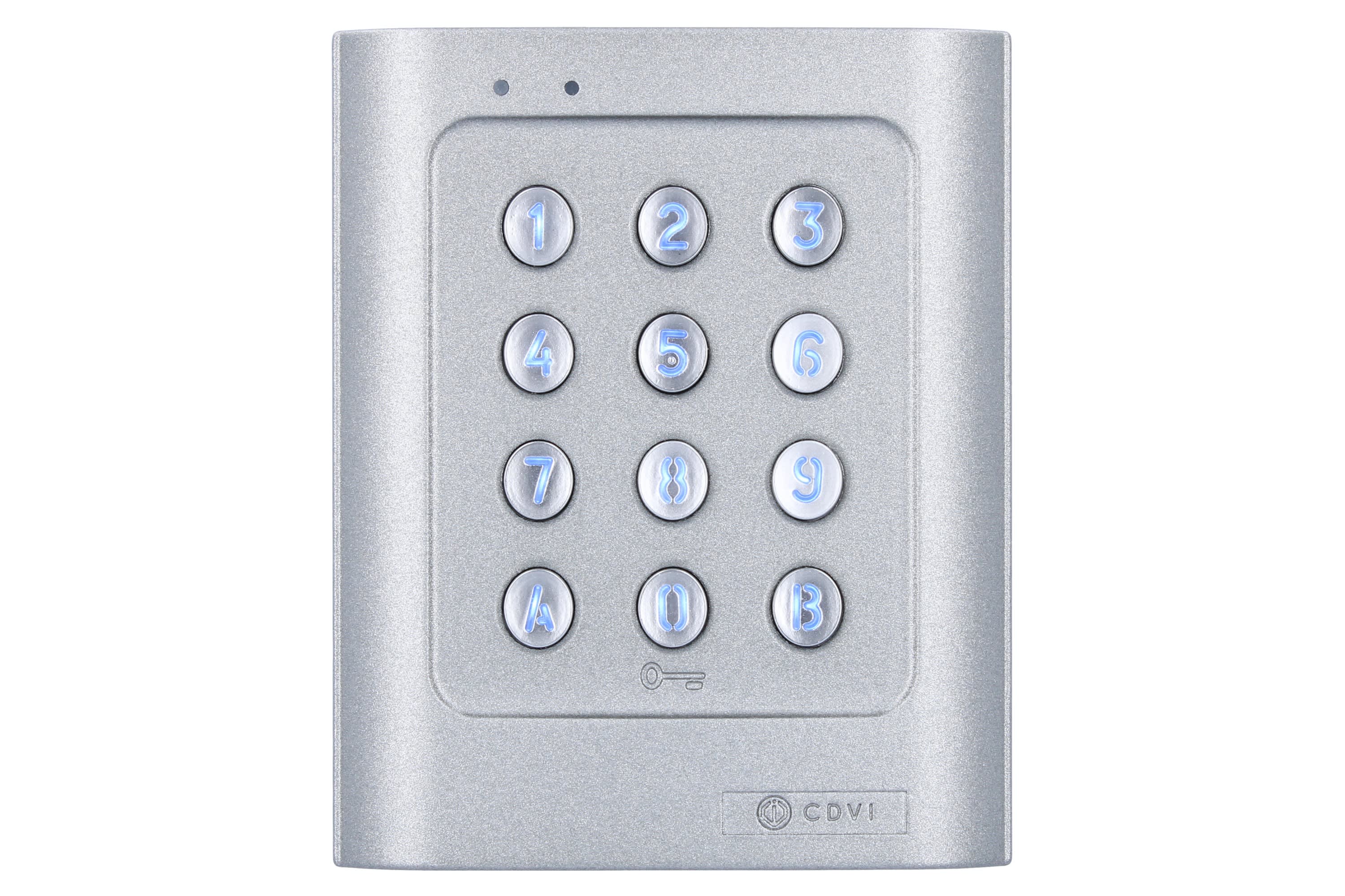 Cdvi - Clavier codé Digicode® alliage d?aluminium - 2 relais 12 à 48V VDC