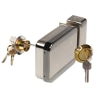 Cdvi - Motoverrou applique extérieur horizontal 12-18V avec 2 cylindres (entrée/sortie)