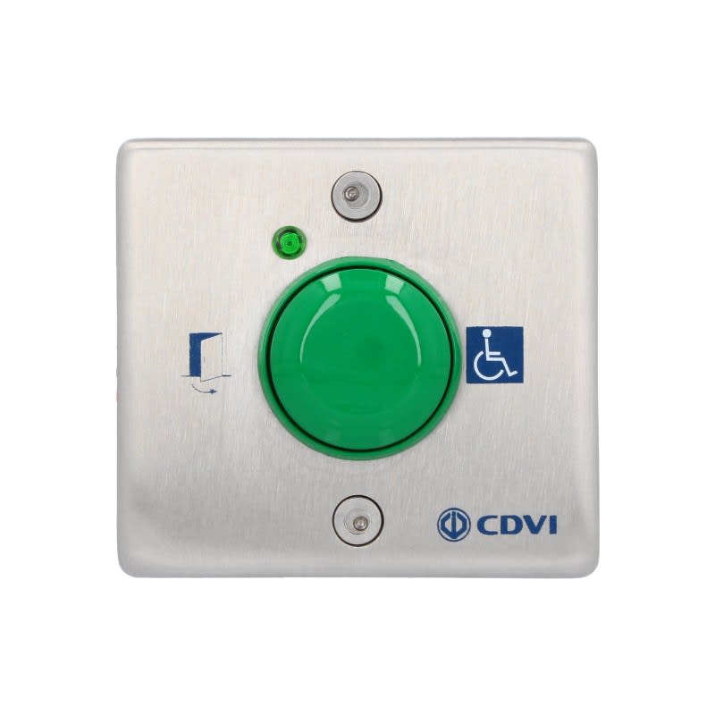 Cdvi - Bouton poussoir CHOC encastré son & lum bte 65m