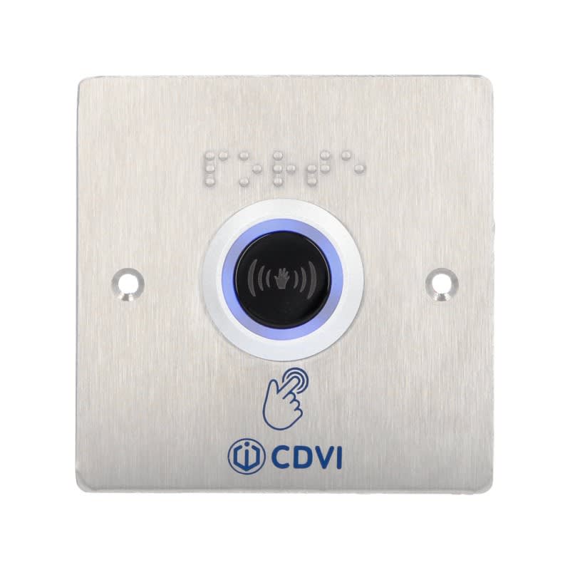 Cdvi - Commande infrarouge avec plastron inox 80x80