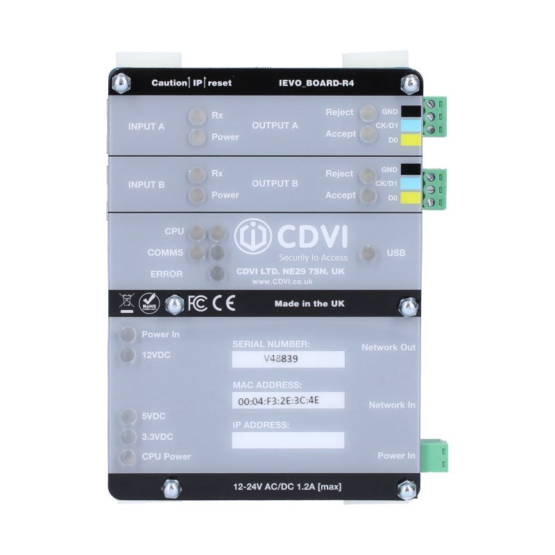 Cdvi - Unité de gestion 2 lecteurs biométriques