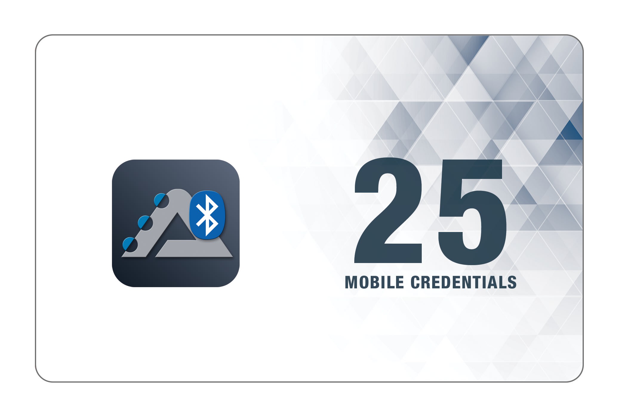 Cdvi - Licence de 25 badges mobile credential pour lecteur ATRIUM BT