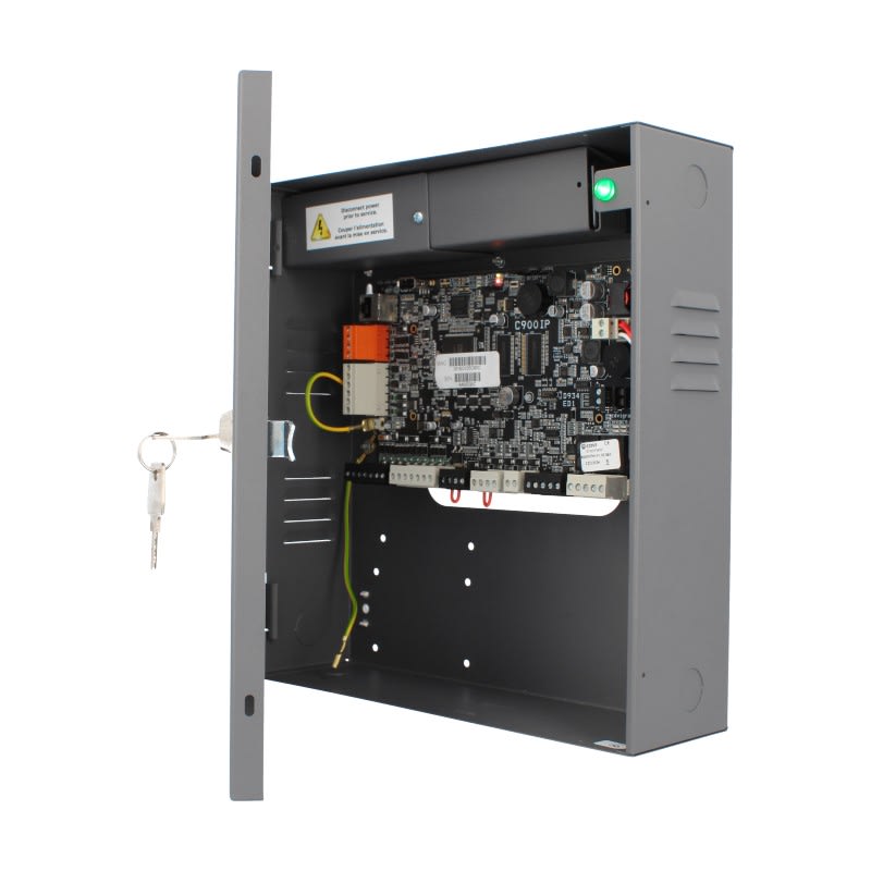 Cdvi - Contrôleur multisite CENTAUR en coffret avec port IP ? 2 portes/lecteurs Wiegand