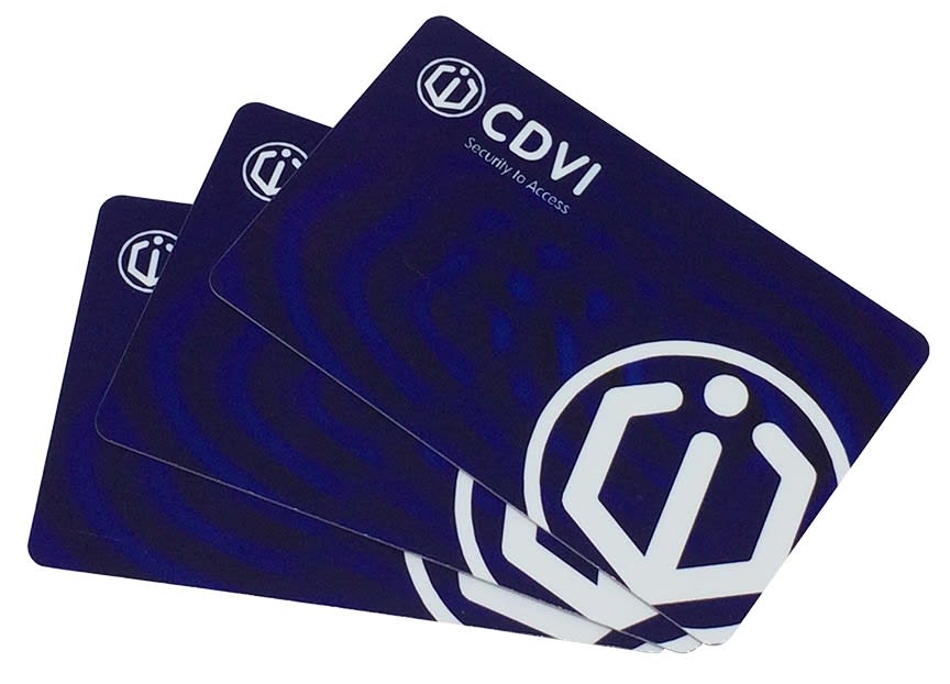 Cdvi - Lot de 10 badges U4GO bi-technologie 865MHz + Desfire® EV2 4K ? Format carte ISO