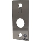 Cdvi - Plaque inox seule pour bouton poussoir
