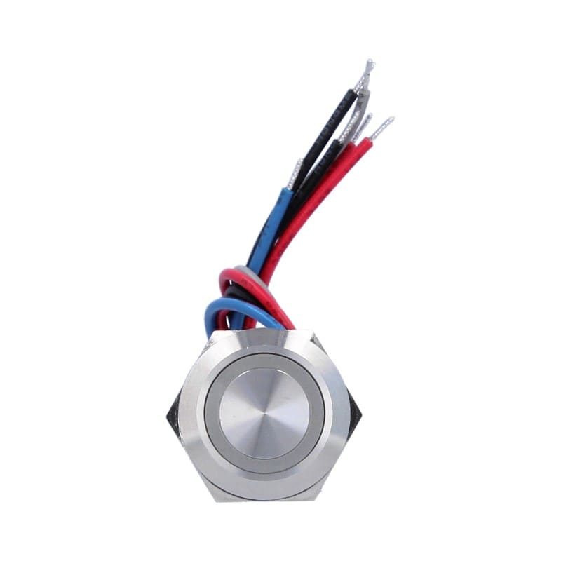 Cdvi - Bouton poussoir Inox NO/NF précâblé - Lumineux