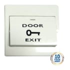Cdvi - Bouton poussoir en saillie - NONF - plastique - Logo Cle Door Exit