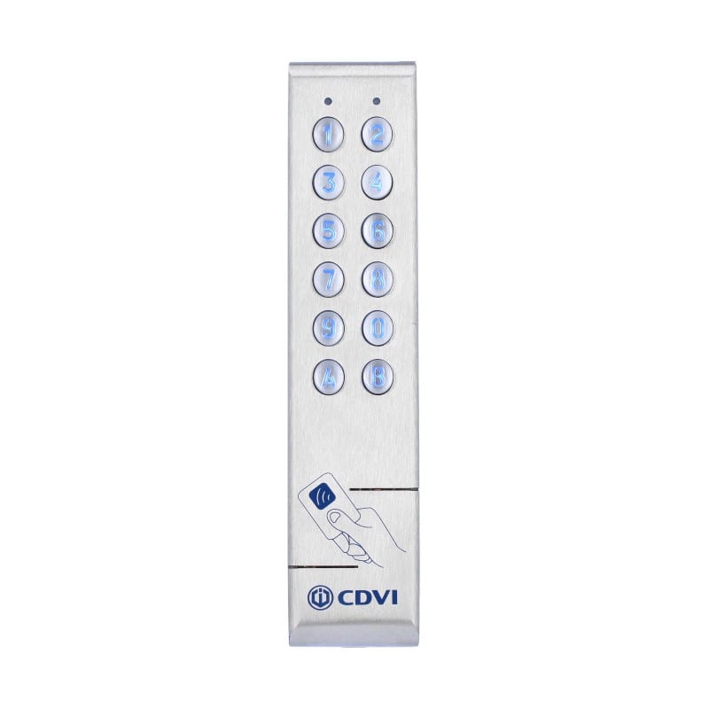 Cdvi - Lecteur inox 2*technologies proximité /clavier codé Digicode® Wiegand