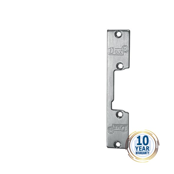 Cdvi - Têtière pour gâche - simple empennage - réversible - en inox - 130mm