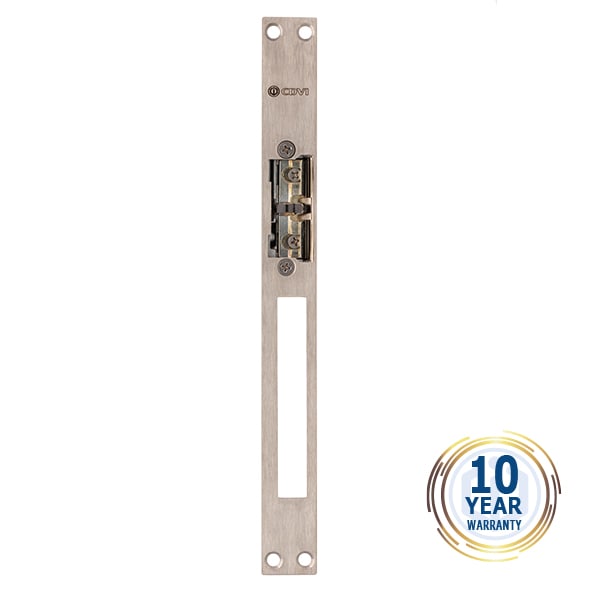 Cdvi - Gâche réversible émission et contact NONF 16X66 mm 10-24 V avec Top