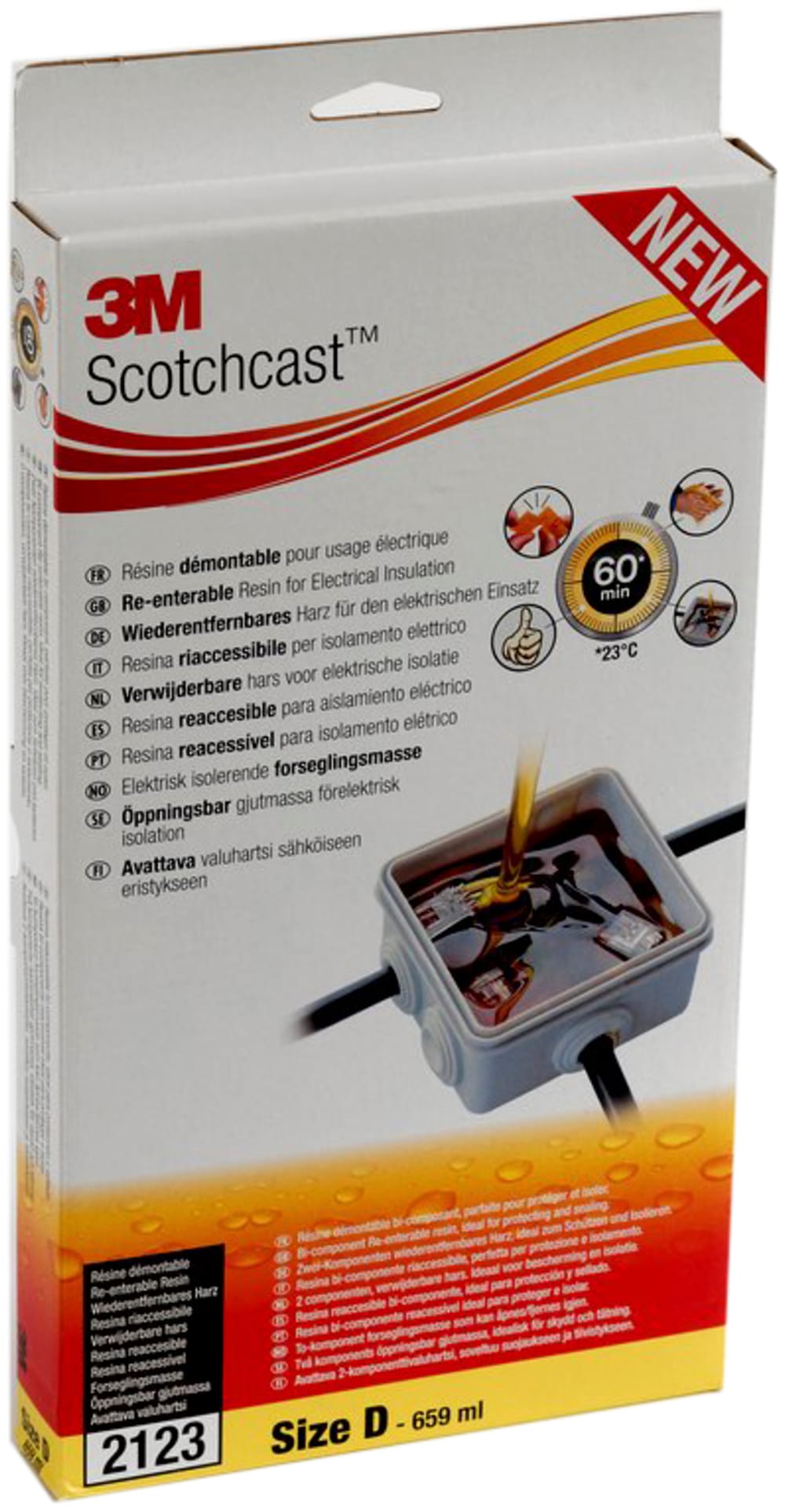 3M Electricite - 2123 Taille A : 2 sachets 90ml