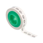 3M Electricite - Scotchcode Blister de 3 rubans Blanc imprimés "0" pour dévidoir STD 0-9