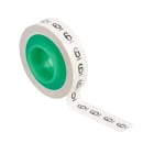3M Electricite - Scotchcode Blister de 3 rubans Blanc imprimés "6" pour dévidoir STD 0-9