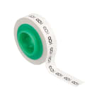 3M Electricite - Scotchcode Blister de 3 rubans Blanc imprimés "8" pour dévidoir STD 0-9