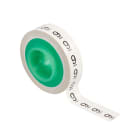 3M Electricite - Scotchcode Blister de 3 rubans Blanc imprimés "9" pour dévidoir STD 0-9