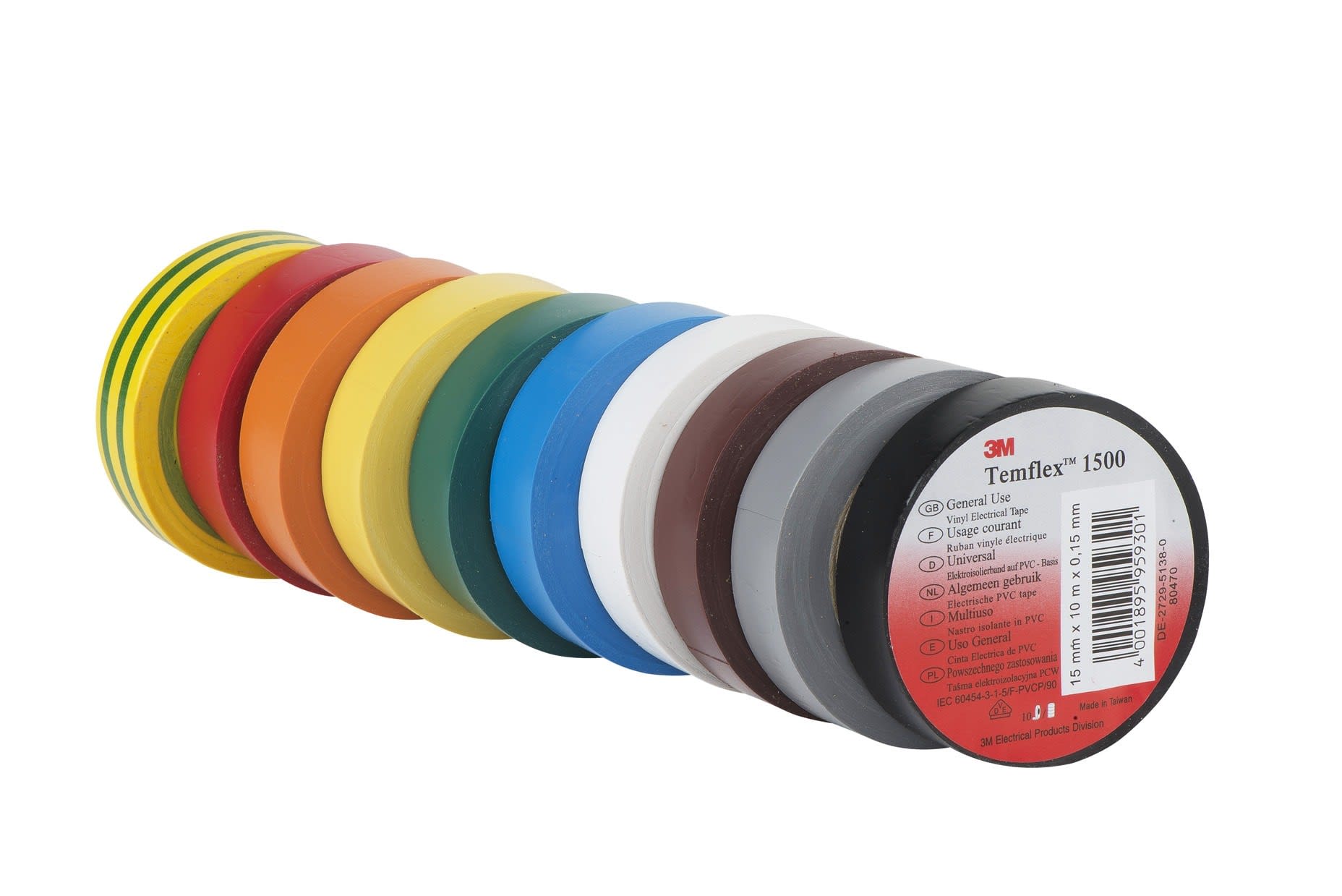 3M Electricite - 3M Ruban d'étanchéité 10m x 50mm Transparent