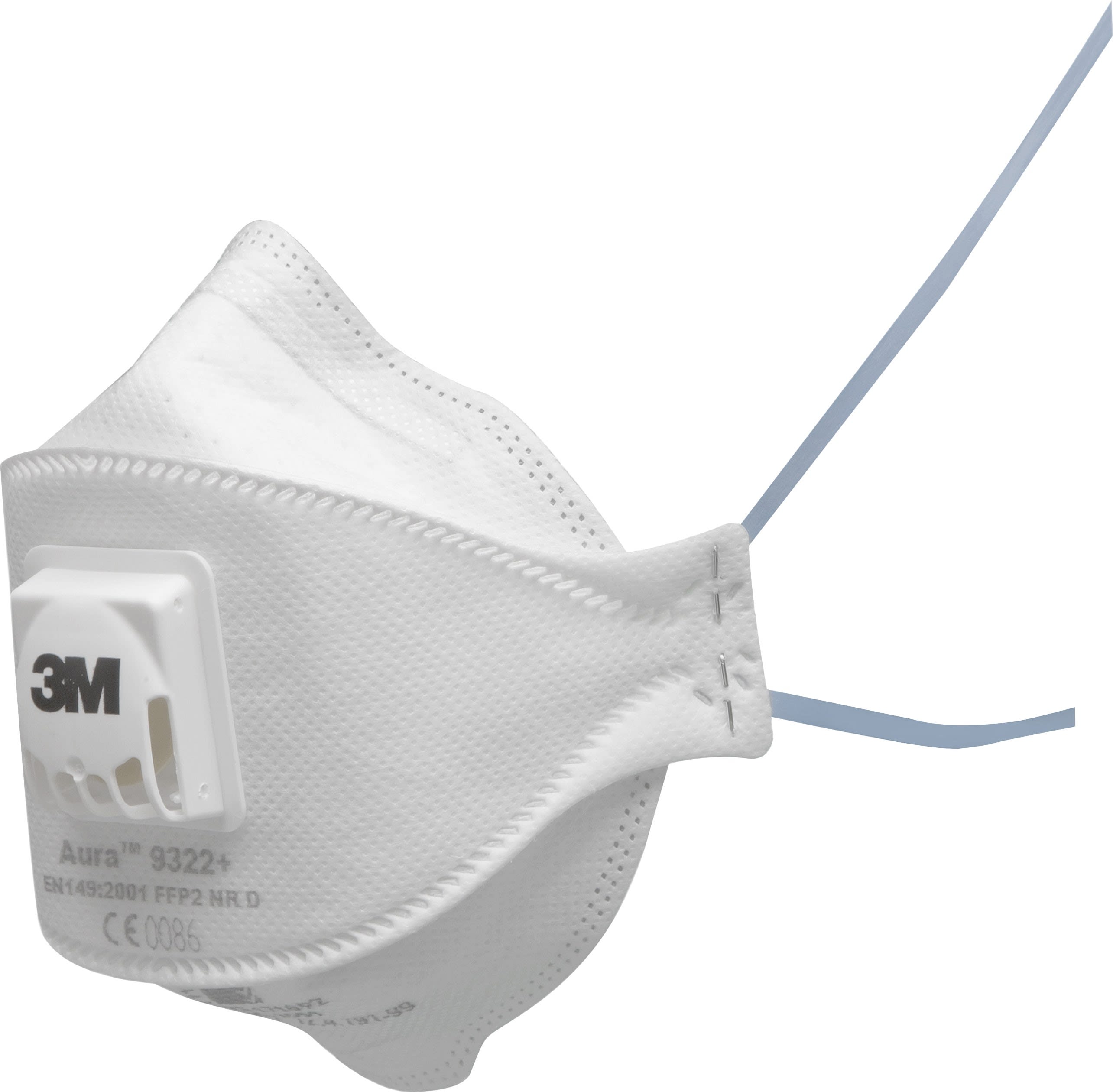 3M Electricite - Masque antipoussière 3M Aura, FFP2, avec soupape, série 9322+