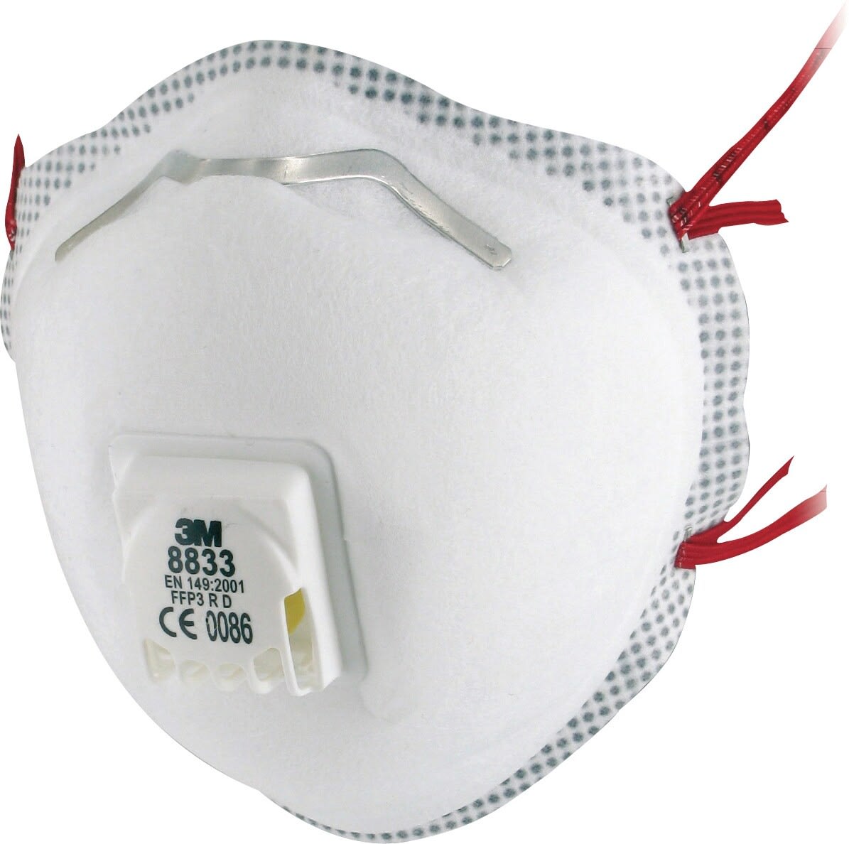 3M Electricite - Masque antipoussières 3M 8833 FFP3 avec soupape