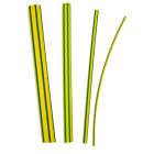 3M Electricite - GTI 3000 24/8mm Gaine Thermorétractable paroi mince en barre de 1m Vert/Jaune