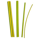 3M Electricite - GTI 3000 24/8mm Gaine Thermorétractable paroi fine en barre de 1m Vert/Jaune