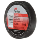 3M Electricite - 3M Temflex 1755 Bande anti-friction Noire en coton 25m x 38mm