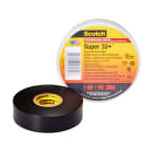 3M Electricite - Scotch Super 33+ Ruban isolant électrique haute perf. Noir 19mm x 20m ép.0,18mm