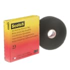 3M Electricite - Scotch 23 Ruban élastomère isolant 25mm x 7m ép.0,75mm avec liner peau serpent