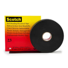 3M Electricite - Scotch 23 Ruban élastomère isol. 19mm x 9.15m ép.0,75mm avec liner peau serpent