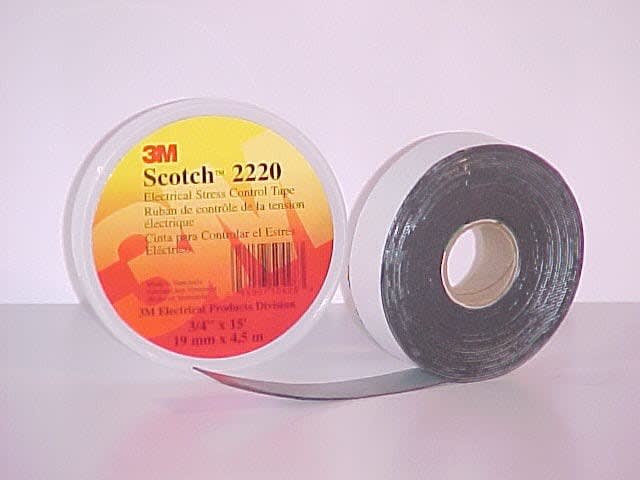 3M Electricite - Scotch 2220 Mastic répartiteur champ électrique 4,5m x 19mm ep. 0,76mm