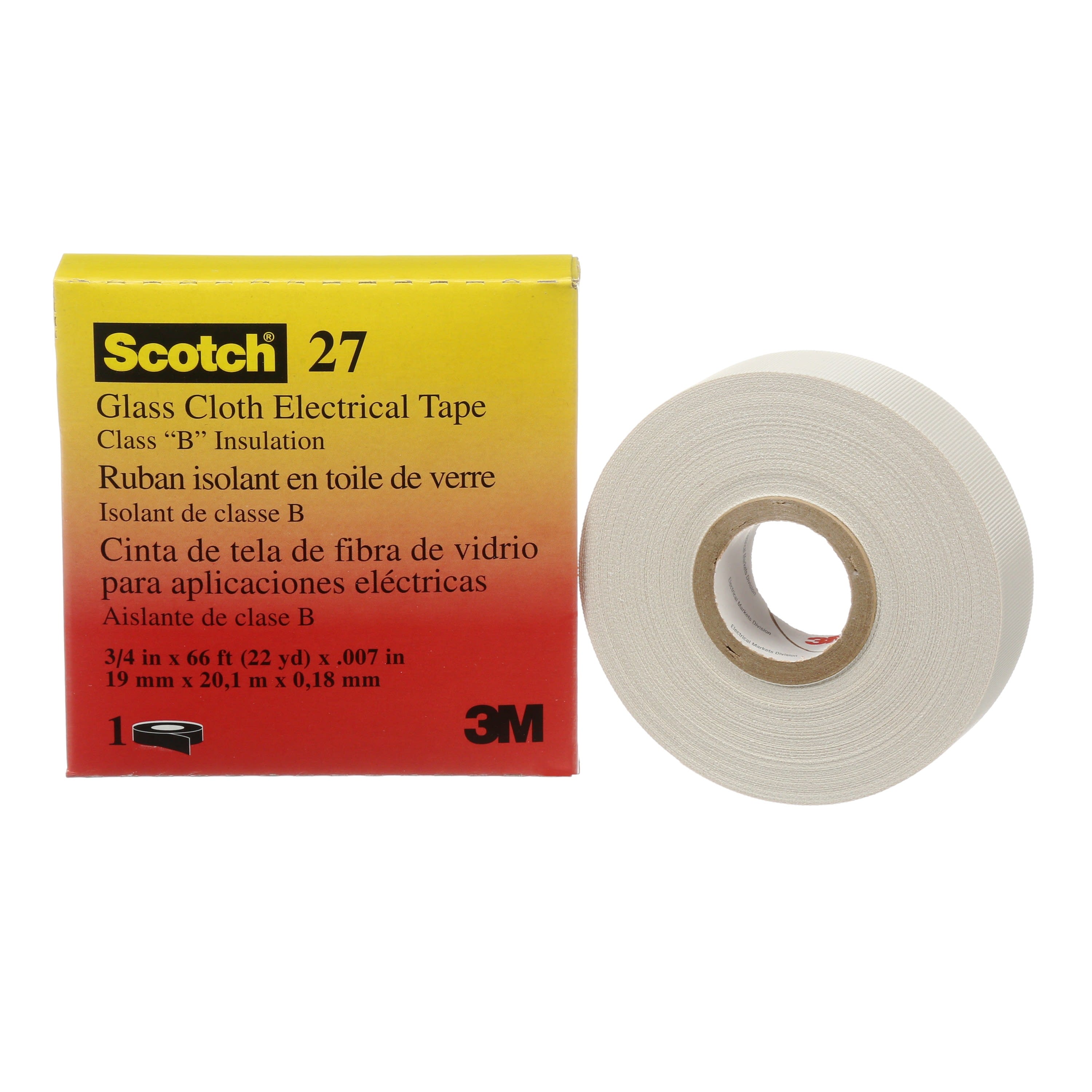 3M Electricite - Ruban 27U, 20m x 19mm