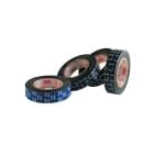3M Electricite - 3M Temflex 1700 Noir Ruban PVC marquage L2, 10m x 15mm, ep. 0,18mm, ignifuge