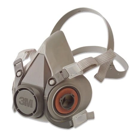 3M Electricite - Demi-masque réutilisable 3M, taille moyenne, 6200
