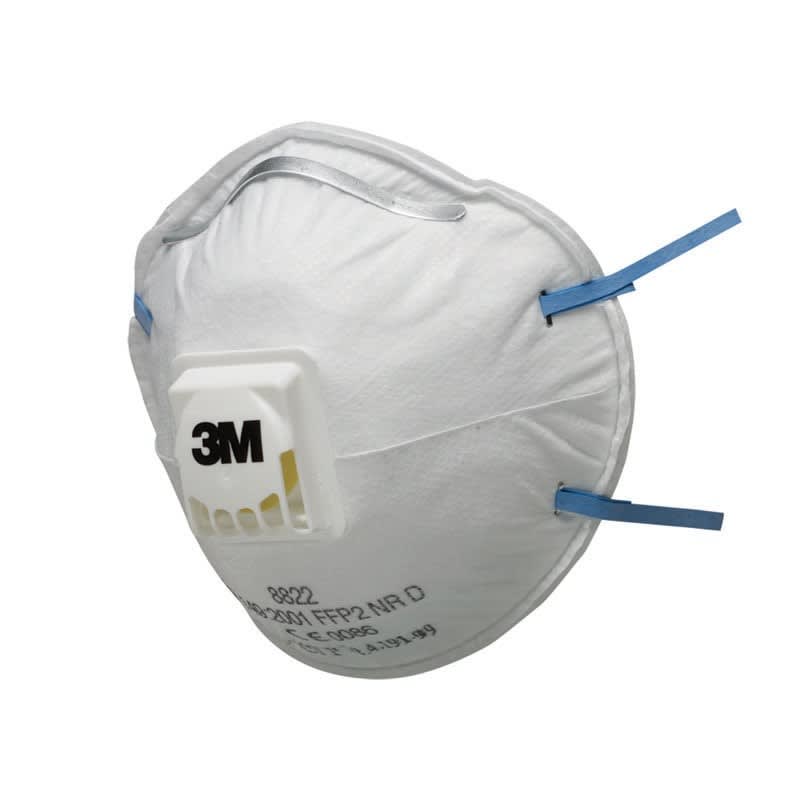 3M Electricite - Masque antipoussières 3M 8822 FFP2 avec soupape