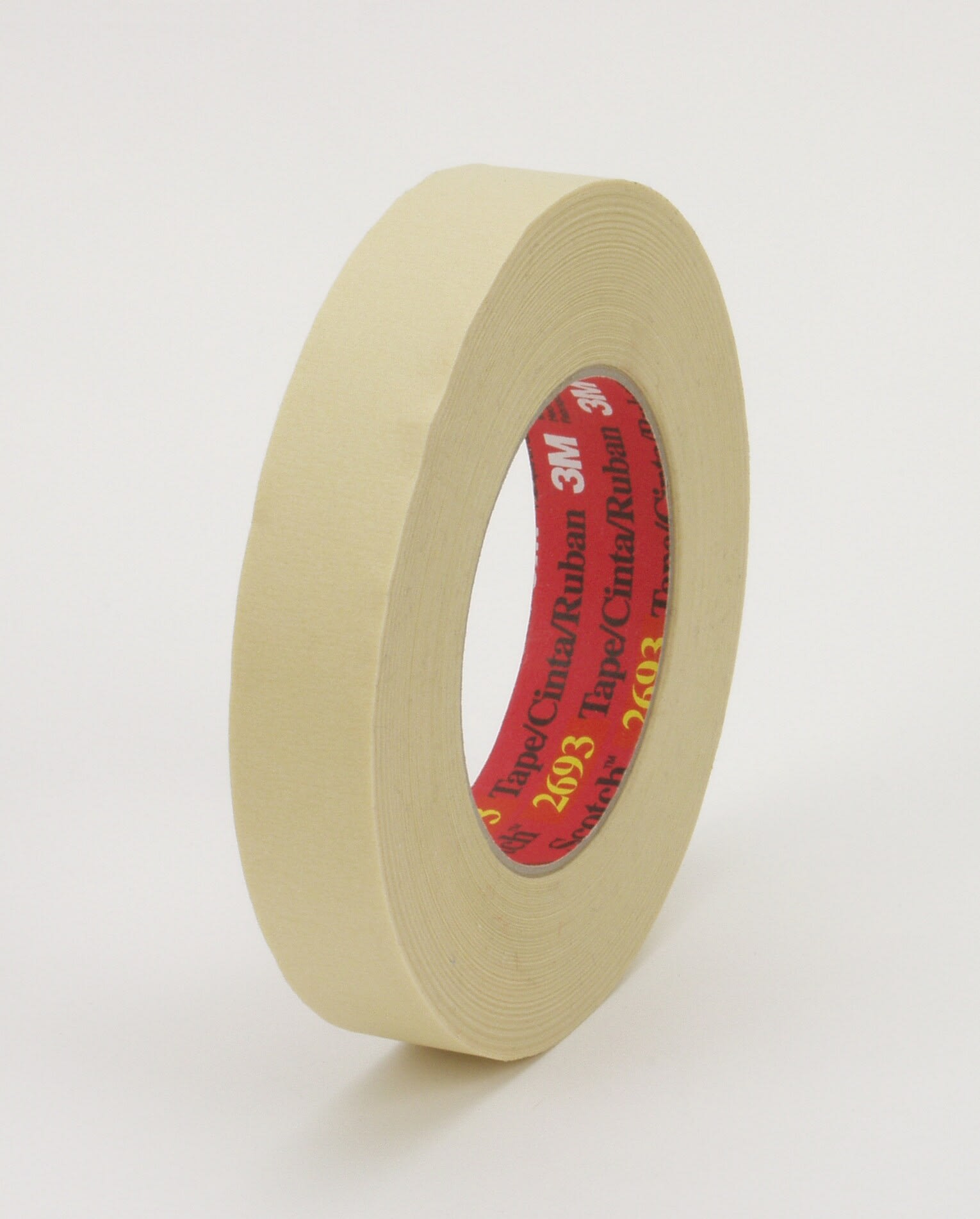 3M Electricite - Ruban adhésif tissus de verre 3M 361, Blanc, 25 mm x 55 m