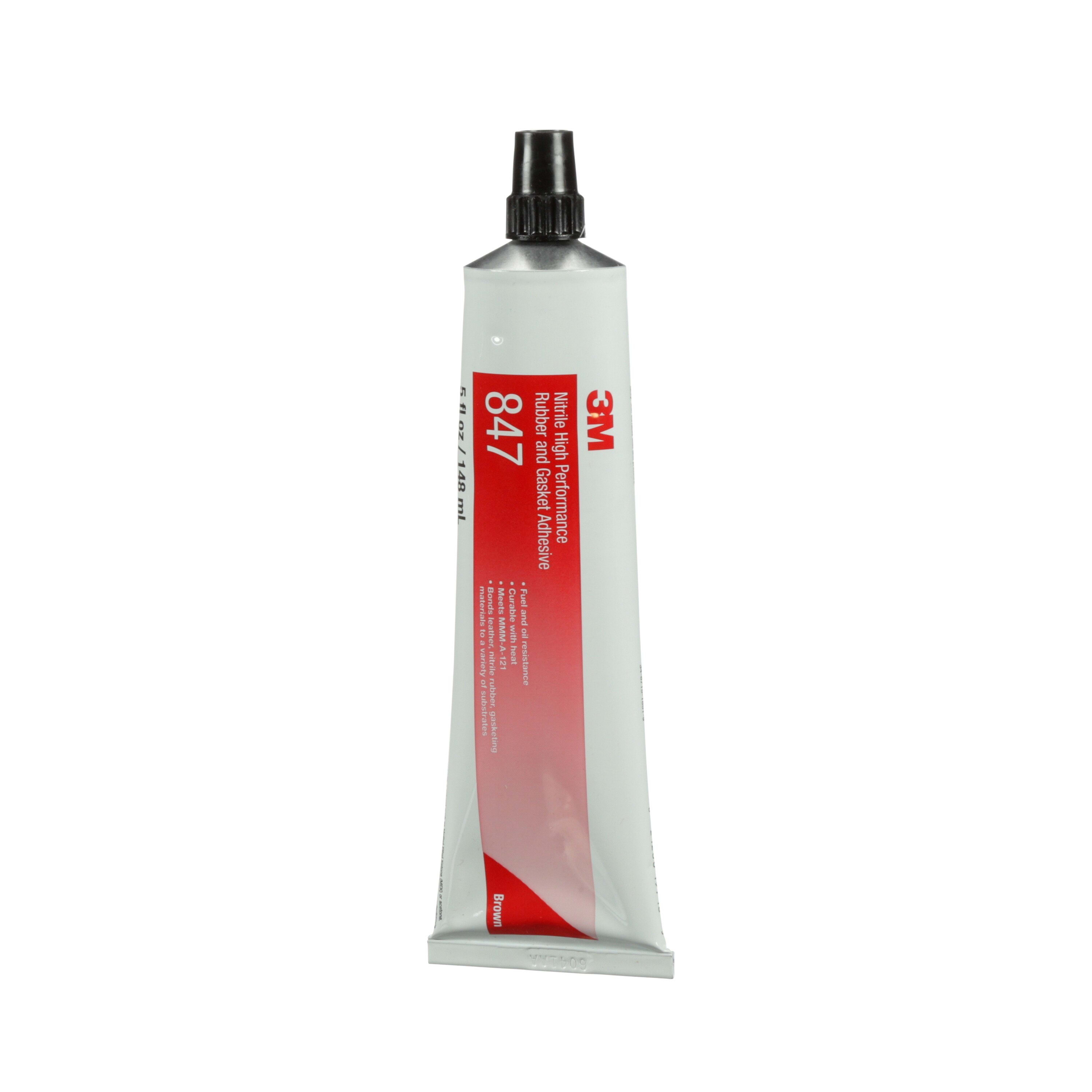 3M Electricite - Colle nitrile haute performance 3M 847, Brun, 150 mL