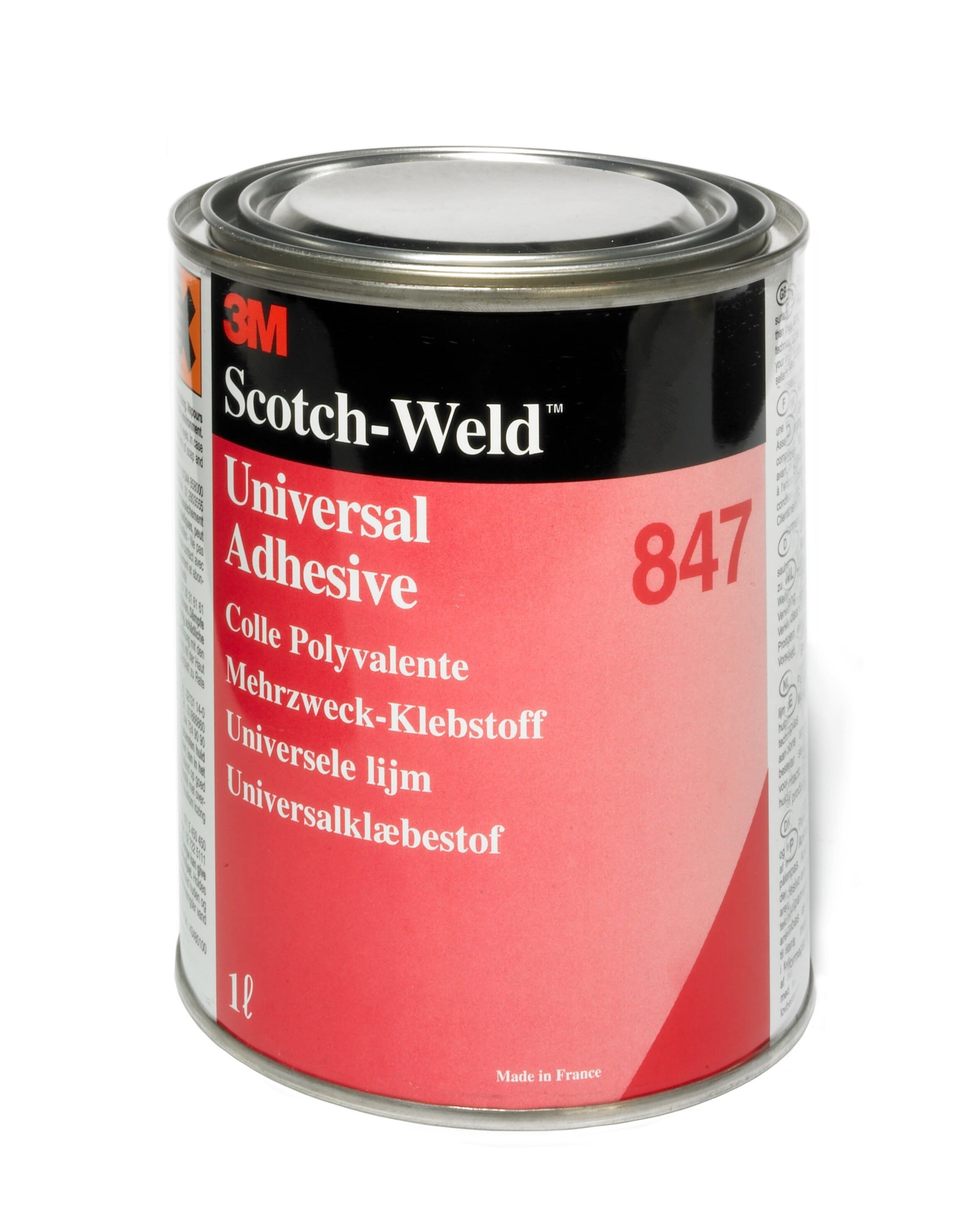 3M Electricite - Colle nitrile haute performance 3M 847, Brun, 1 L
