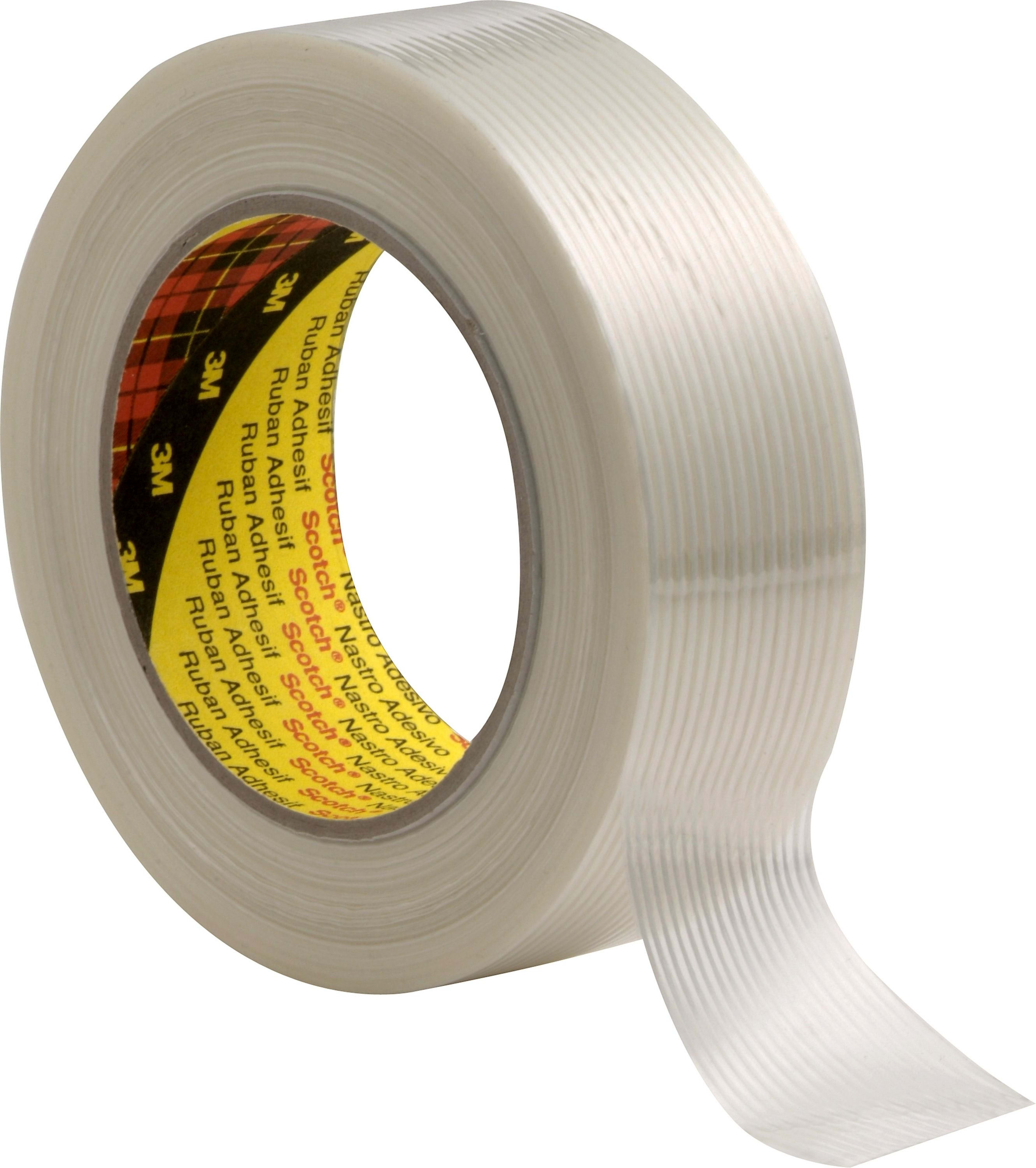3M Electricite - Ruban adhésif de renforcement et cerclage Scotch 8956, Blanc, 50 mm x 50 m