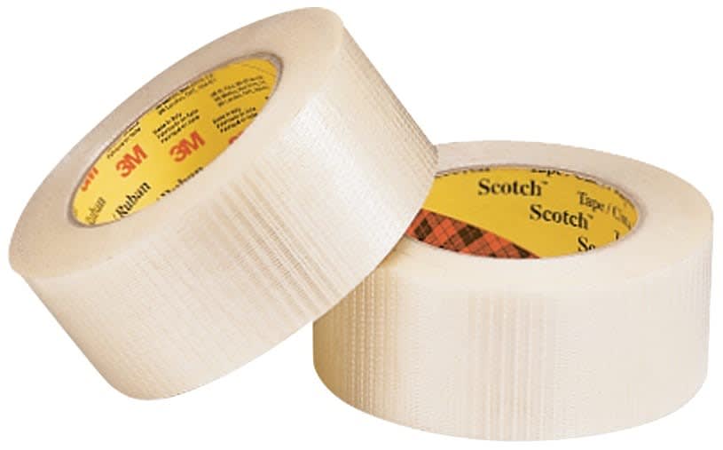 3M Electricite - Ruban adhésif de renforcement et cerclage Scotch 8959, Transparent, 25 mm x 50 m