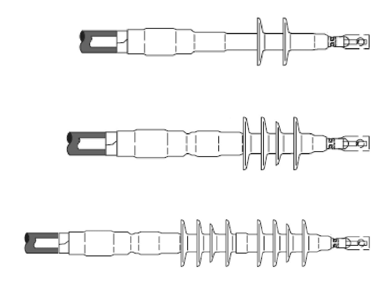 3M Electricite - 93-E 83 00F Extrémité (sans raccord fourni) E3UEP-24kV- 50 à 240mm² 67.92.803