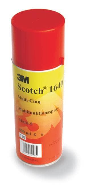 3M Electricite - Scotch 1640 Aérosol MULTI-FONCTIONS Anticorrosion Lubrification Nettoyage 400ml