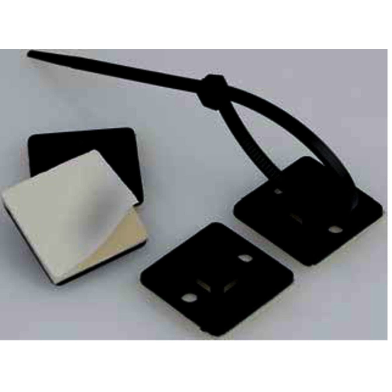 3M Electricite - 3M? CTA19NC Embase autocollante blanche transparente 19mm x 19mm x 39mm 100/sac.