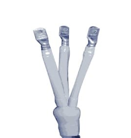 3M Electricite - QT-II 92-PN 62-3 Kit de 3 gaines rétractables à froid MT jusqu?à 12kV
